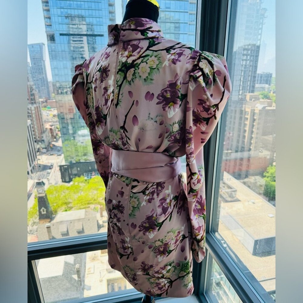 🆕 BRONX & BANCO 🧿 NWOT Noel Sakura Mini Dress - Size L = US 8 - Picture 9 of 16